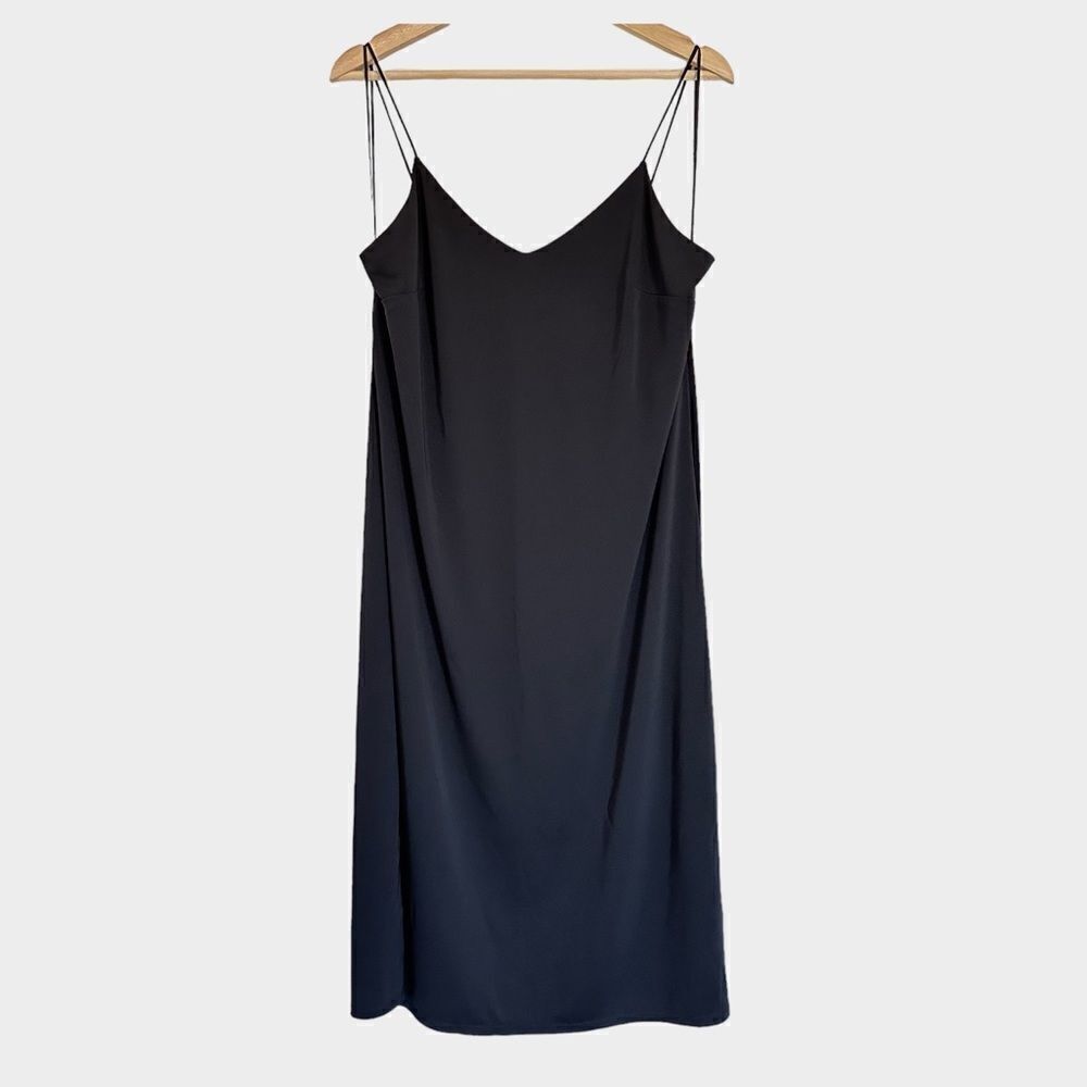 NWT Express Little Black Academia Cami Flowy Party Fomal Casual Midi Dress